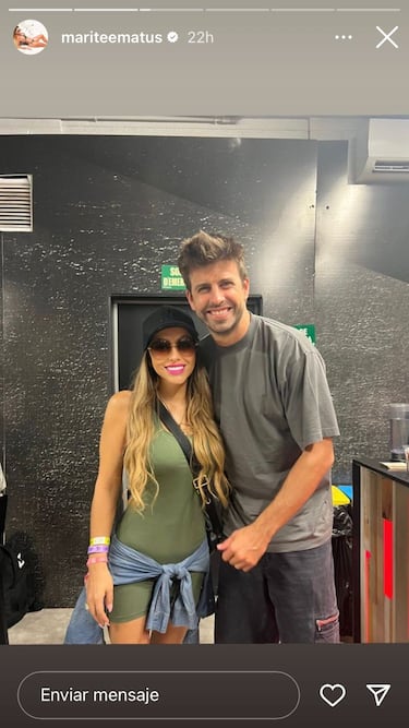 Marité Matus, ex de Arturo Vidal, revoluciona las redes: foto con Piqué en Barcelona