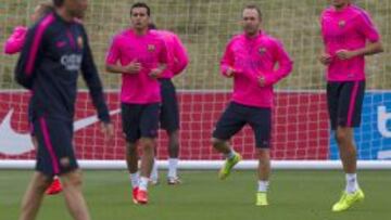 Luis Enrique anula la sesión vespertina de entrenamiento