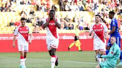 19 Youssouf FOFANA (asm) during the Ligue 1 Uber Eats match between Monaco and Strasbourg at Stade Louis II on April 2, 2023 in Monaco, Monaco. (Photo by Anthony Bibard/FEP/Icon Sport via Getty Images)