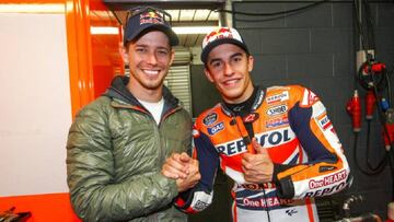 Casey Stoner y Marc M&aacute;rquez