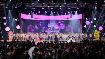 General view with all the contestants during the 71st Miss Universe pageant in New Orleans, Louisiana, U.S. January 14, 2023.  REUTERS/Jonathan Bachman
