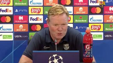 Koeman: "No es verdad que haya condiciones para renovar"