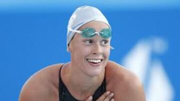 <b>RÉCORD.</b> La italiana Pellegrini bate su récord del mundo en 200 metros libre.