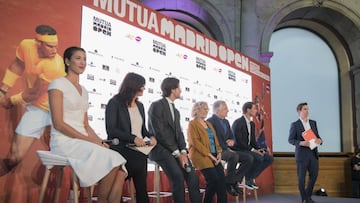 3/05/19  TENIS TENNIS
 PRESENTACION MUTUA MADRID OPEN EN EL  MUSEO DEL PRADO GARBI&Ntilde;E MUGURUZA