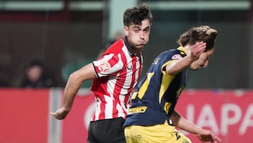 A vueltas con el lateral izquierdo del Bilbao Athletic