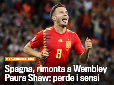 'España doma a los Tres Leones'