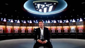 Simeone: "El hincha se enamorará del Wanda Metropolitano"