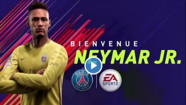 Así es Neymar Jr en el PSG en FIFA 18