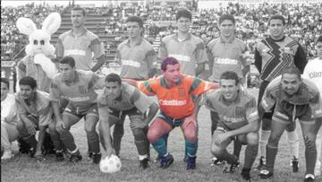 Édgar "Panzer" Carvajal disputó 370 encuentros con el equipo antiqueño entre 1991 y 1997.