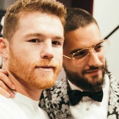 Maluma acompaña al Canelo previo a su pelea con Jacobs