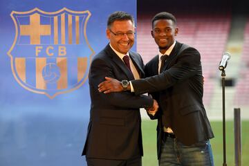 Las imágenes de la presentación de Semedo con el Barça