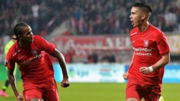 Felipe Gutiérrez: 1 gol en Twente (Holanda).