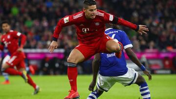 James Rodríguez, jugador del Bayern Múnich