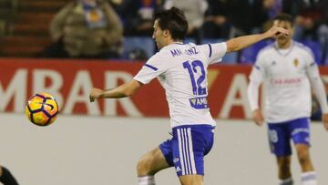 El Zaragoza se rehabilita con dos goles de Ángel ante el Oviedo