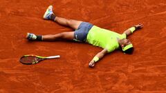 Nadal, emocionado tras ganar su 12&ordm; Roland Garros.