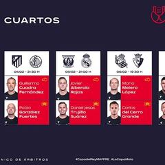 Alberola Rojas pitará el Leganés-R. Madrid; Ortiz Arias, el Valencia-Barça