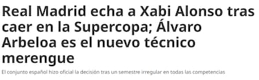 Terremoto mundial por el despido de Xabi Alonso