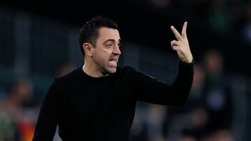 El técnico del FC Barcelona, Xavi Hernández