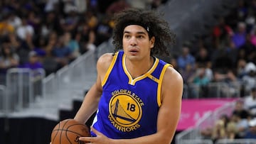 Anderson Varejao, durante su etapa en los Golden State Warriors.