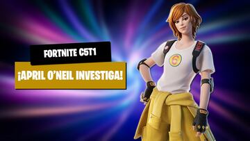 fortnite misiones april o'neil investiga tortugas ninja