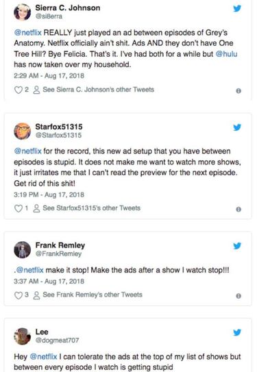 La nueva e impopular función de Netflix: vídeos de promos entre capítulos