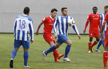 David López, cuando militaba en el Leganés.