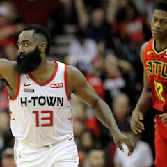 ¡60 puntos en 30 minutos! Harden reivindica su poder ante Atlanta