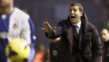 El entrenador de Osasuna, Javi Gracia.