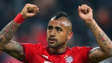 Arturo Vidal de Bayern Munich. 