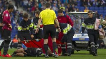 El Adoua tuvo que ser atendido.