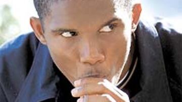 <b>RAPIDEZ</b>. Etoo está esperando que su traspaso al Atlético se pueda solucionar esta semana.