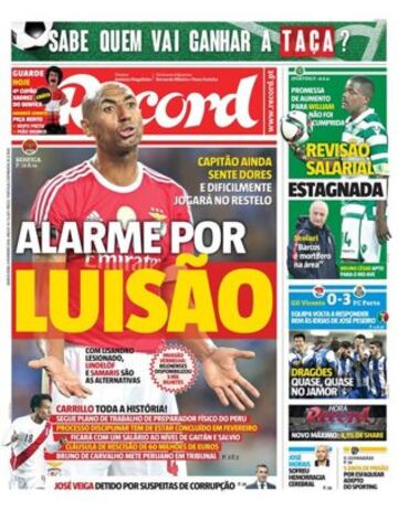 Portadas de la prensa mundial