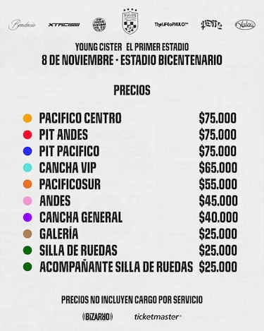 Young Cister, concierto en el Bicentenario de La Florida: a qué hora es la venta de entradas, precios y cómo comprarlas
