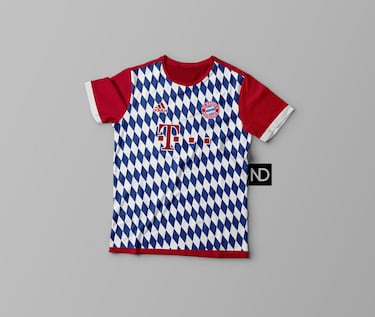 ¿Cómo serían las camisetas de los equipos si se basaran en su escudo?