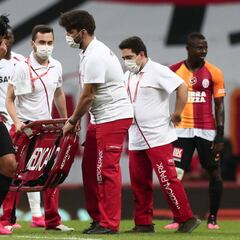DT Galatasaray: "Falcao tuvo un problema en la pantorrilla"