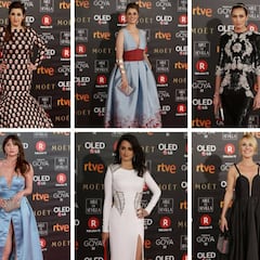 50 vestidos que se lucieron en la alfombra roja de los Goya