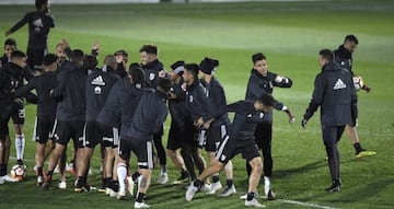 Entrenamiento de River Plate en Valdebebas.