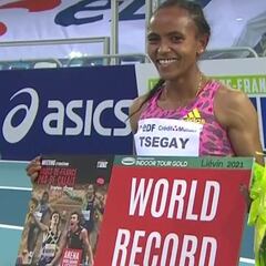 Estratosférico récord del mundo de Gudaf Tsegay en 1.500