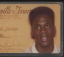 El carné universitario de Michael Jordan en North Carolina