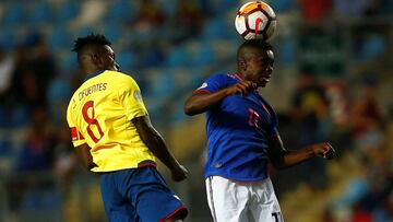 Ecuador y Colombia se enfrentaron en el hexagonal del Sudamericano Sub 20