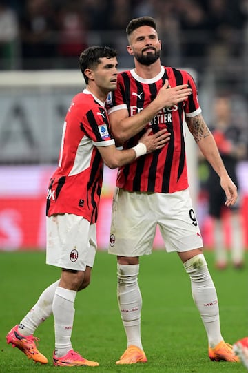 Pulisic cierra su gran temporada con AC Milan al nivel de Leão y Dybala