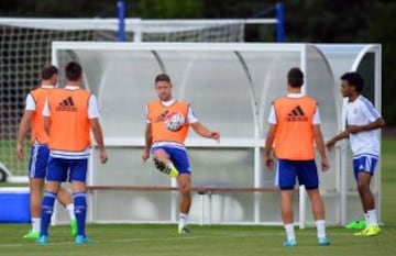 El Chelsea de Falcao y Cuadrado se prepara para la final de la Community Shield