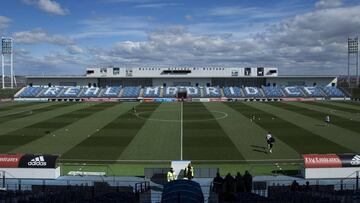 Panorámica del Estadio Alfredo Di Stéfano, donde el Madrid reanudará la Liga este domingo contra el Eibar. Allí jugará como local lo que queda de curso.
