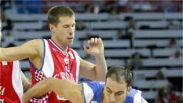 <b>IGUALDAD.</b> El partido fue muy disputado, pero al final los hebreos sorprendieron y consiguieron batir al equipo croata.