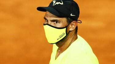 As es la mascarilla de Rafa Nadal: reutilizable hasta 25 veces y en 10 colores