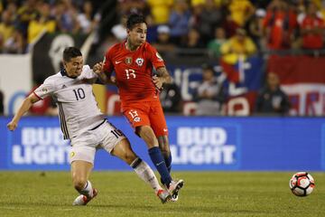 El volante entró de emergencia tras la lesión de Hernández y jugó 60 minutos en la semifinal con Colombia en la Copa América Centenario. 