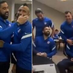 Cómo se gestó el abrazo entre Vidal y Bravo y lo que provocó en el camarín