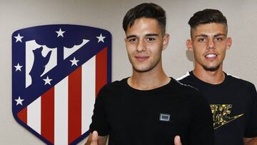 Aitor Puñal y Montero, los centrales del Juvenil A campeón, saltan al Atlético B