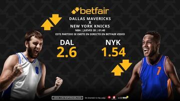 Dallas Mavericks vs. New York Knicks: horario, TV, pronósticos, estadísticas y clasificación