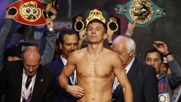El estado físico de Golovkin preocupa en Inglaterra